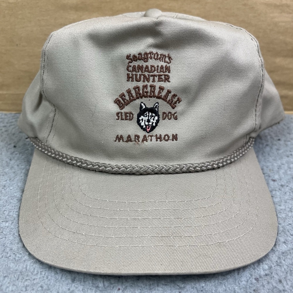 Vintage‎ John Beargrease Dog Sled Dog Marathon Adjustable Baseball Cap Minnesota